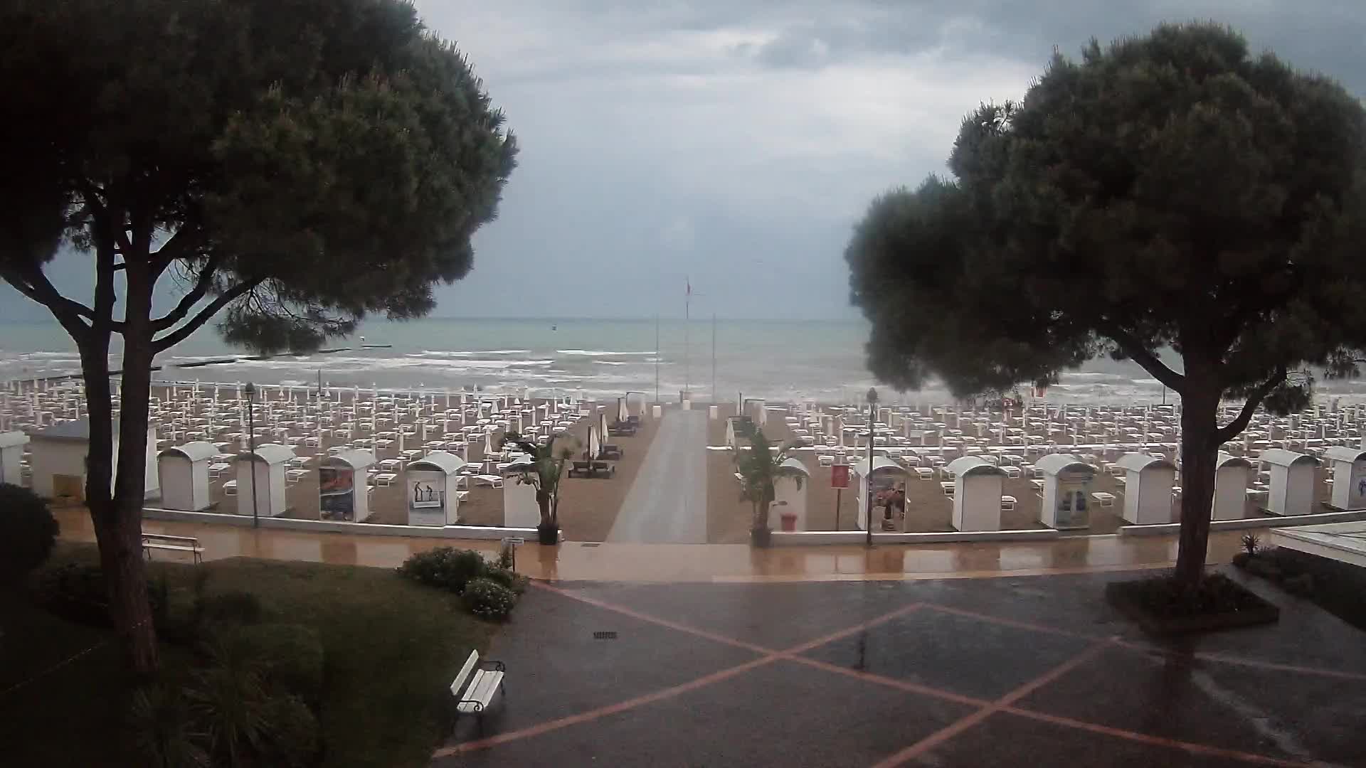 Entrée Plage Grado | Vue en Direct sur le Littoral