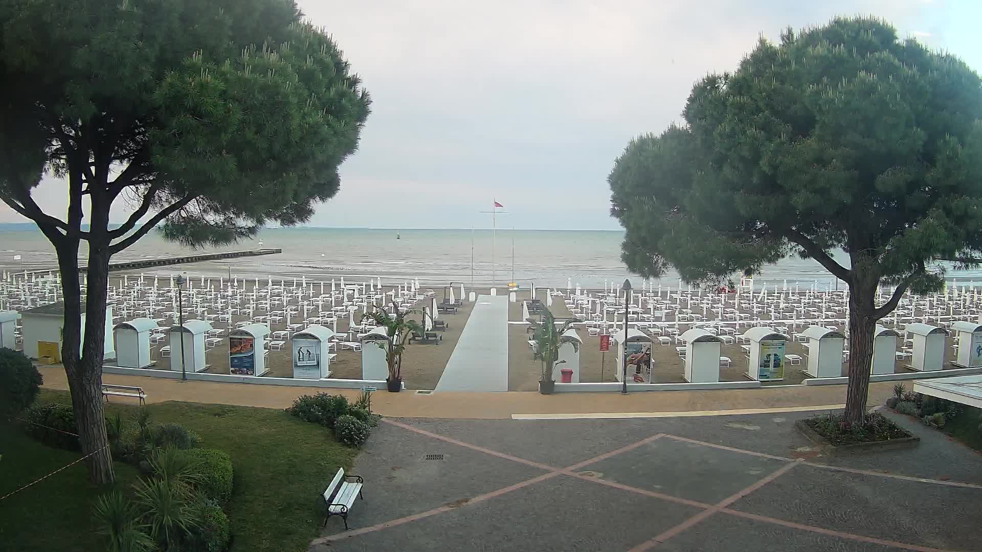 Entrée Plage Grado | Vue en Direct sur le Littoral