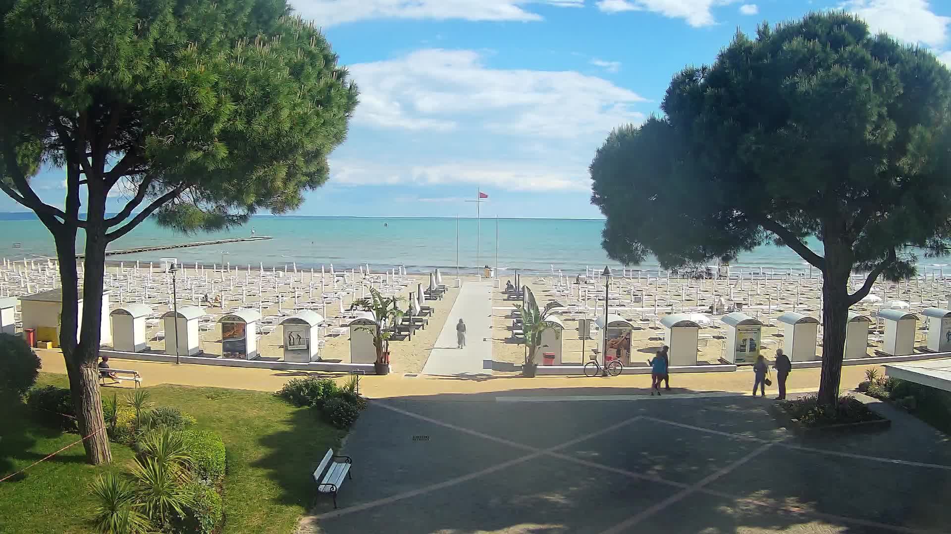 Grado Strand Eingang | Live-Ansicht der Küste