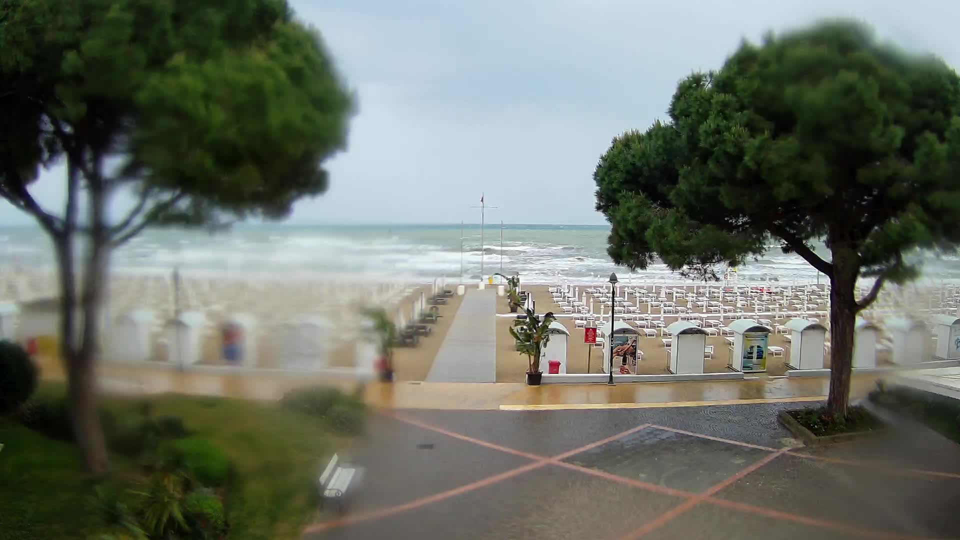 Grado Strand Eingang | Live-Ansicht der Küste