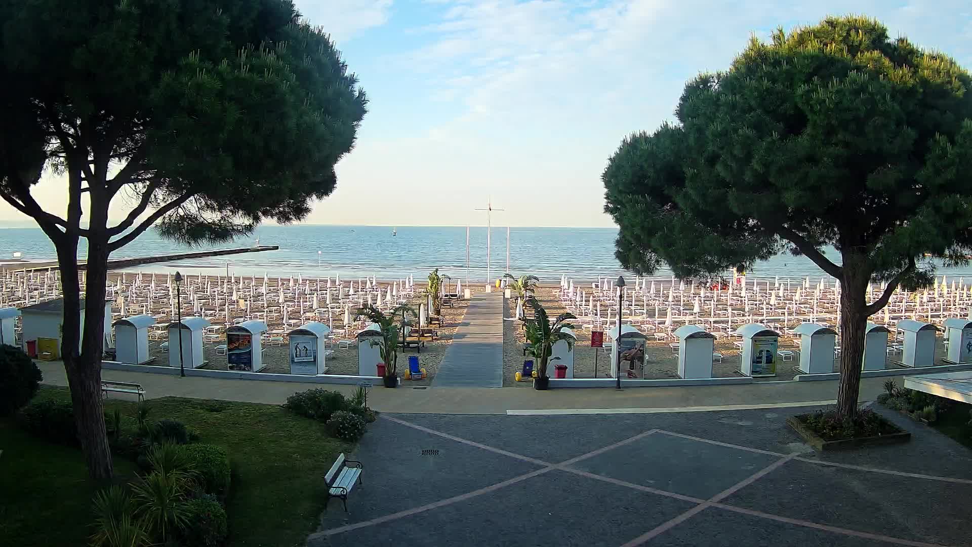 Grado Strand Eingang | Live-Ansicht der Küste