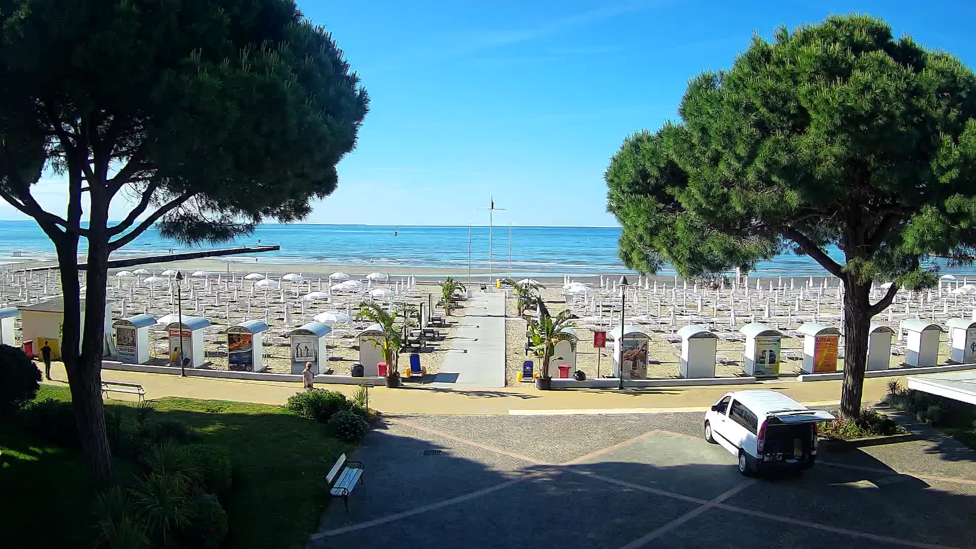 Entrée Plage Grado | Vue en Direct sur le Littoral