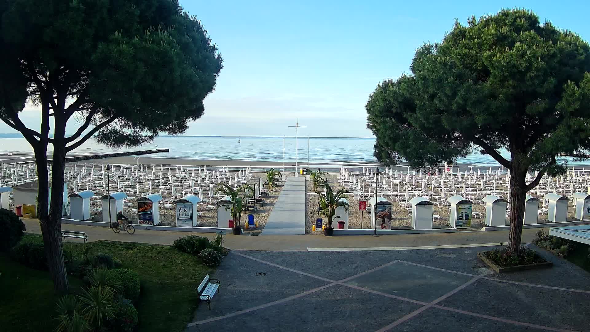 Grado Strand Eingang | Live-Ansicht der Küste