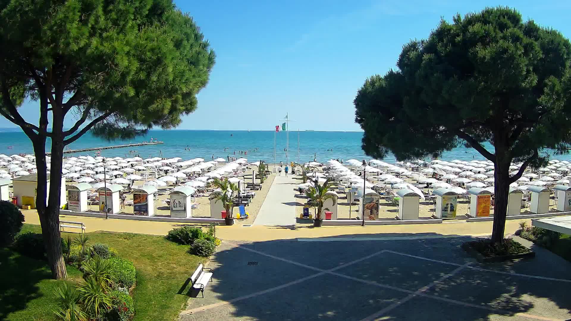 Ingresso Spiaggia Grado | Vista in Diretta sul Mare