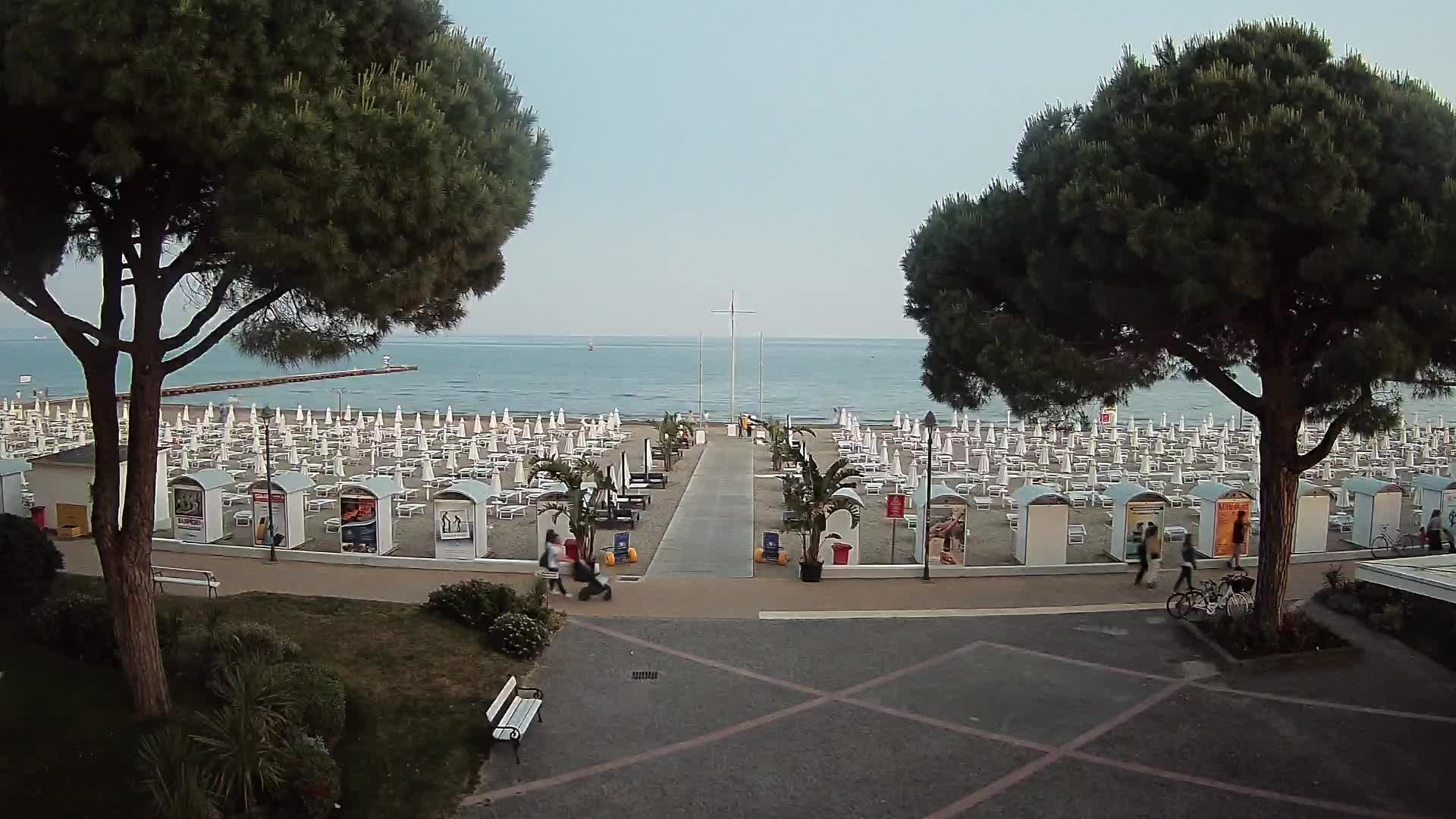 Entrée Plage Grado | Vue en Direct sur le Littoral