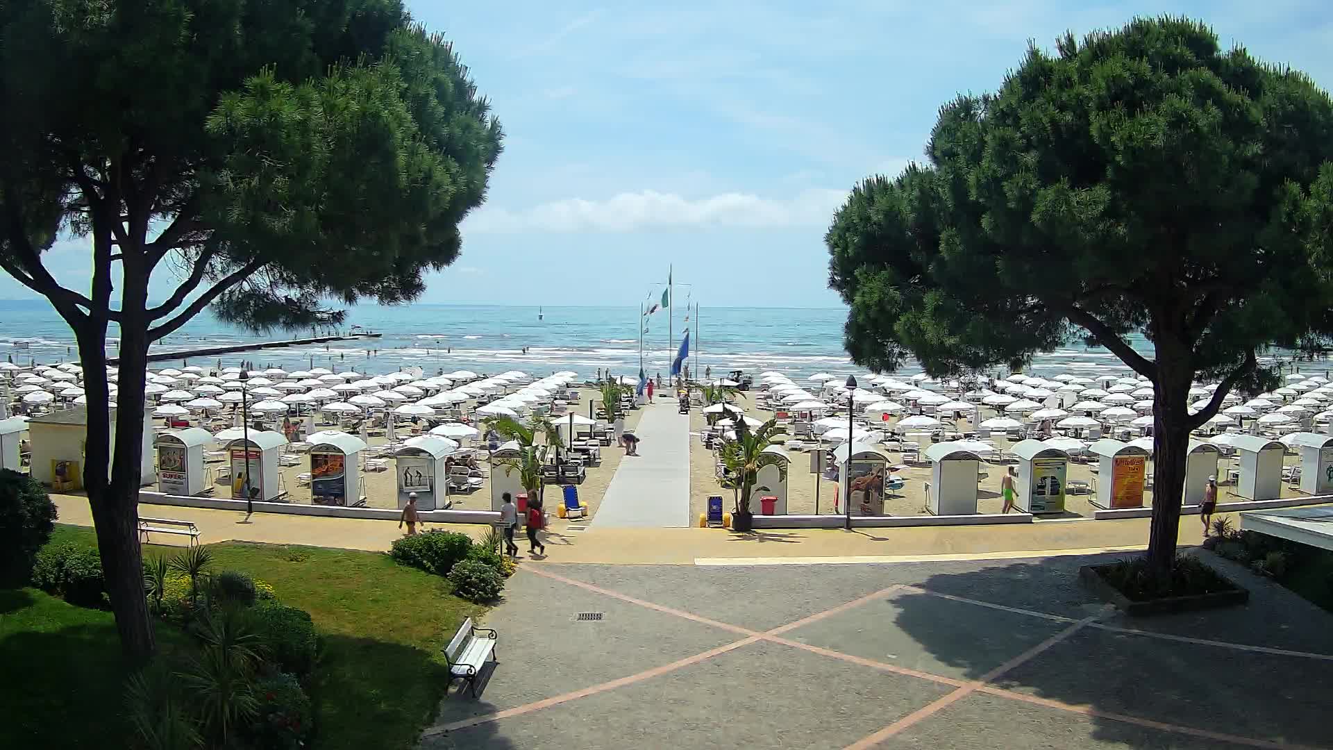 Ingresso Spiaggia Grado | Vista in Diretta sul Mare