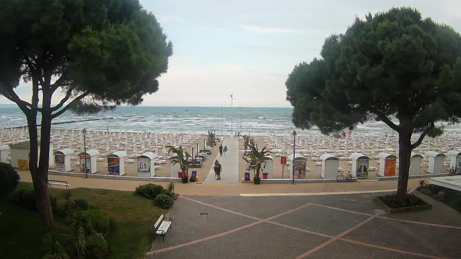Grado Strand Eingang | Live-Ansicht der Küste
