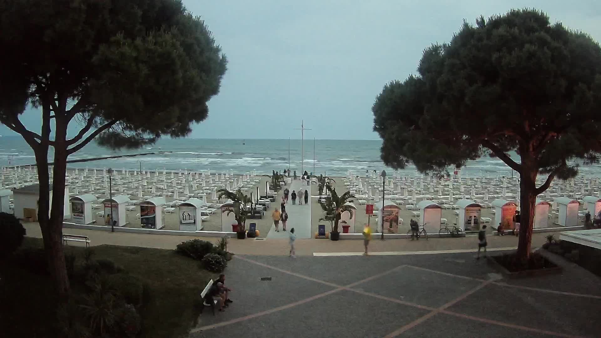 Entrée Plage Grado | Vue en Direct sur le Littoral