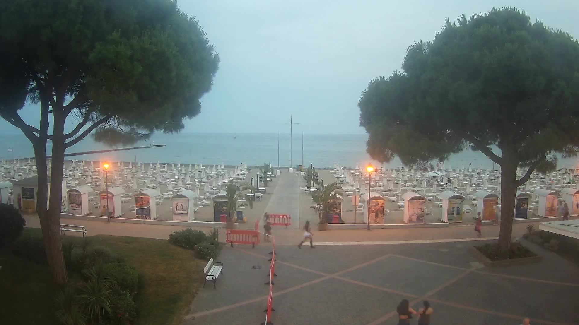 Grado Strand Eingang | Live-Ansicht der Küste