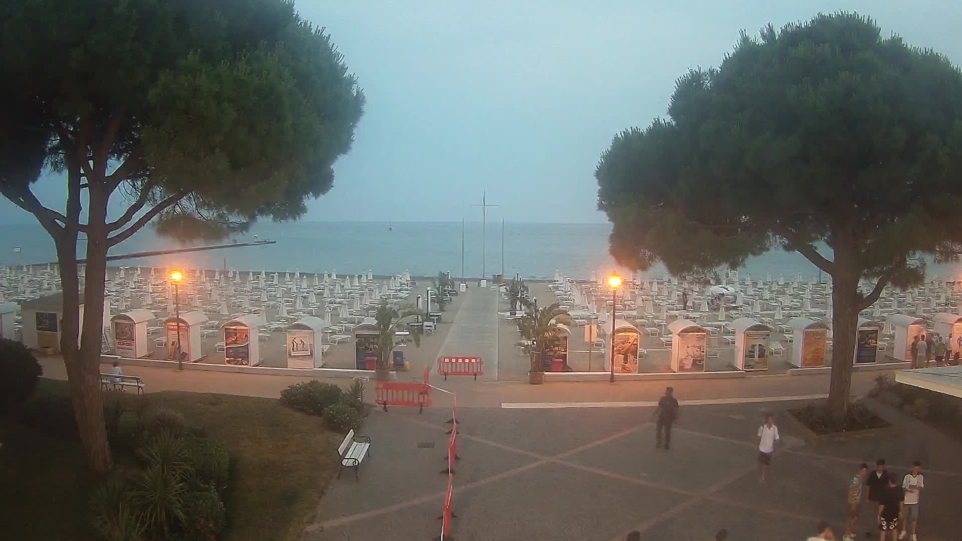 Grado Strand Eingang | Live-Ansicht der Küste