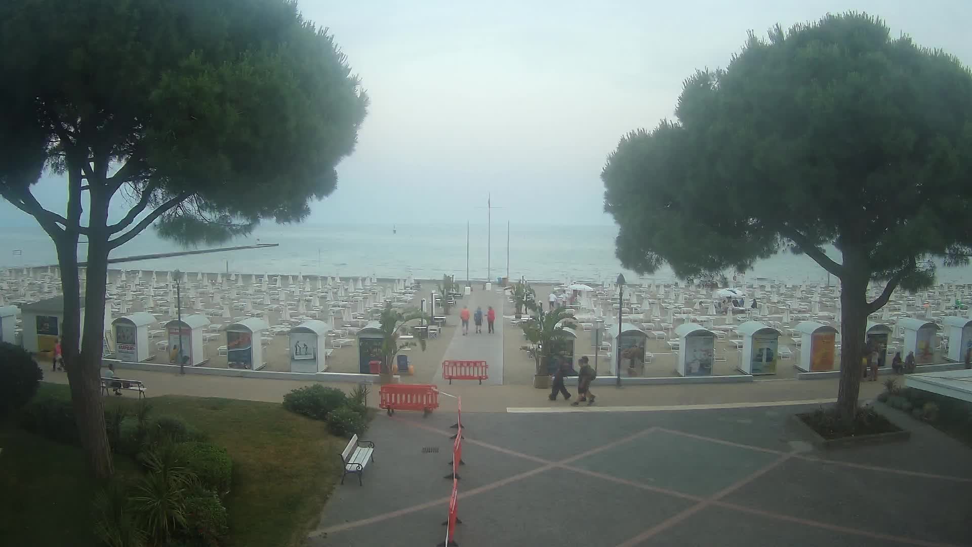 Grado Strand Eingang | Live-Ansicht der Küste