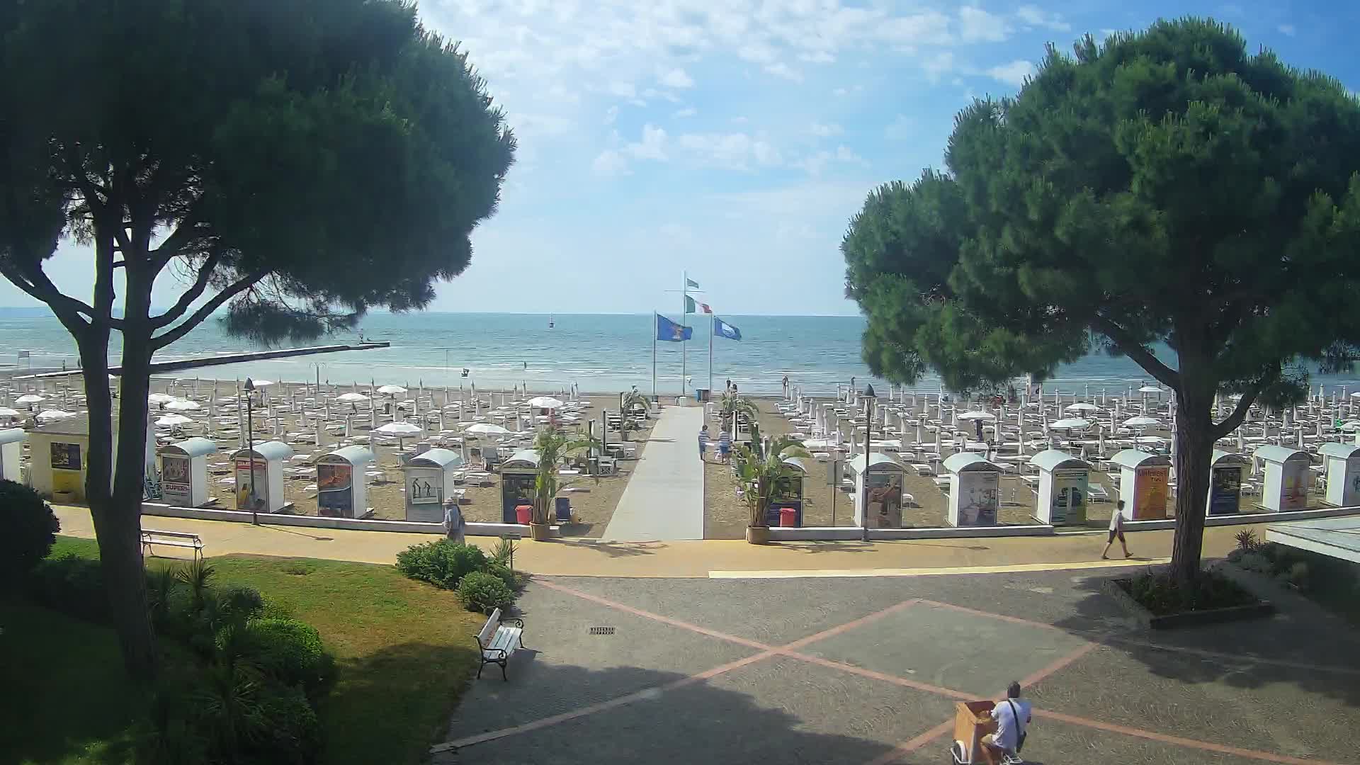 Grado Strand Eingang | Live-Ansicht der Küste