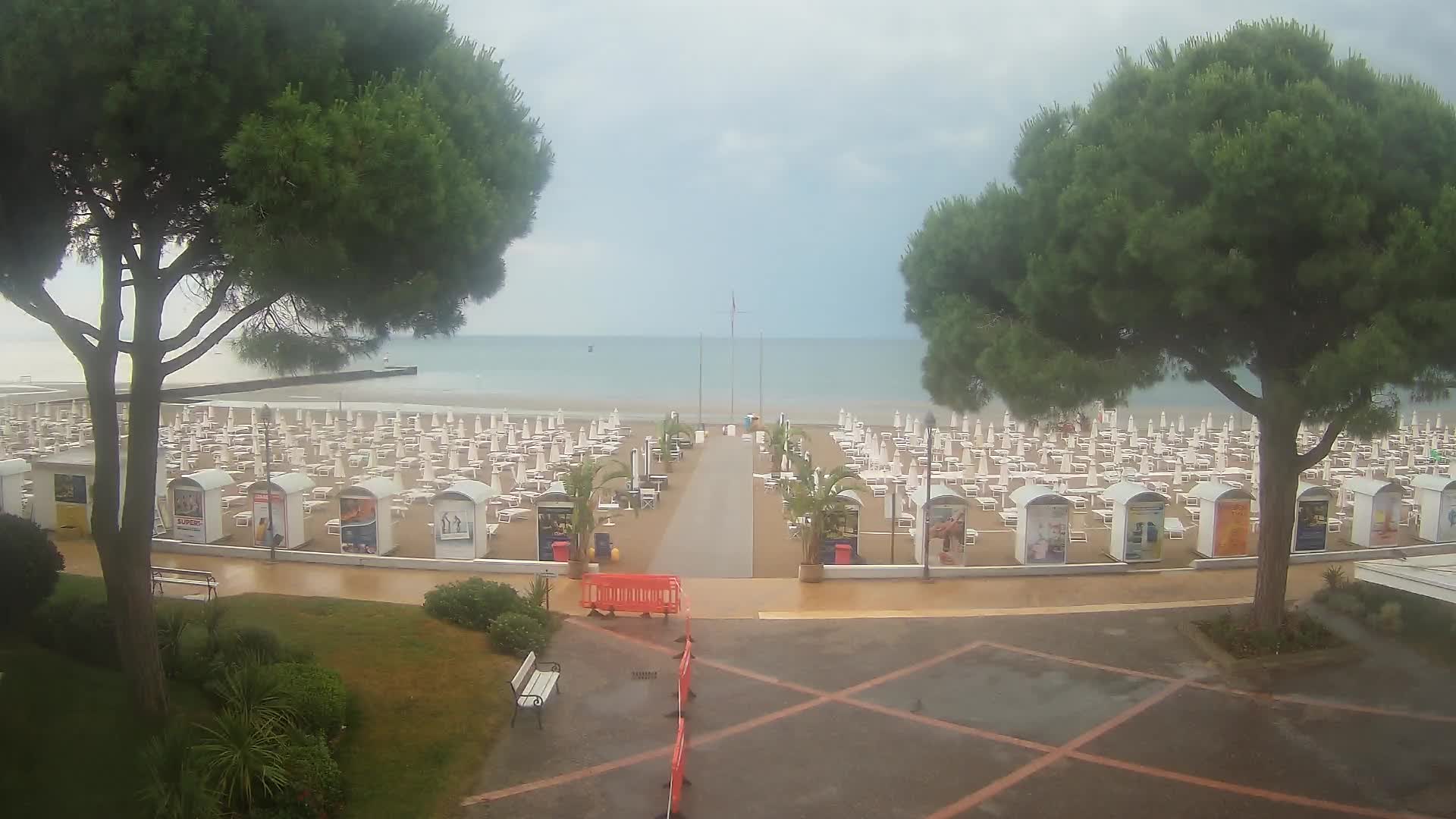 Grado Strand Eingang | Live-Ansicht der Küste