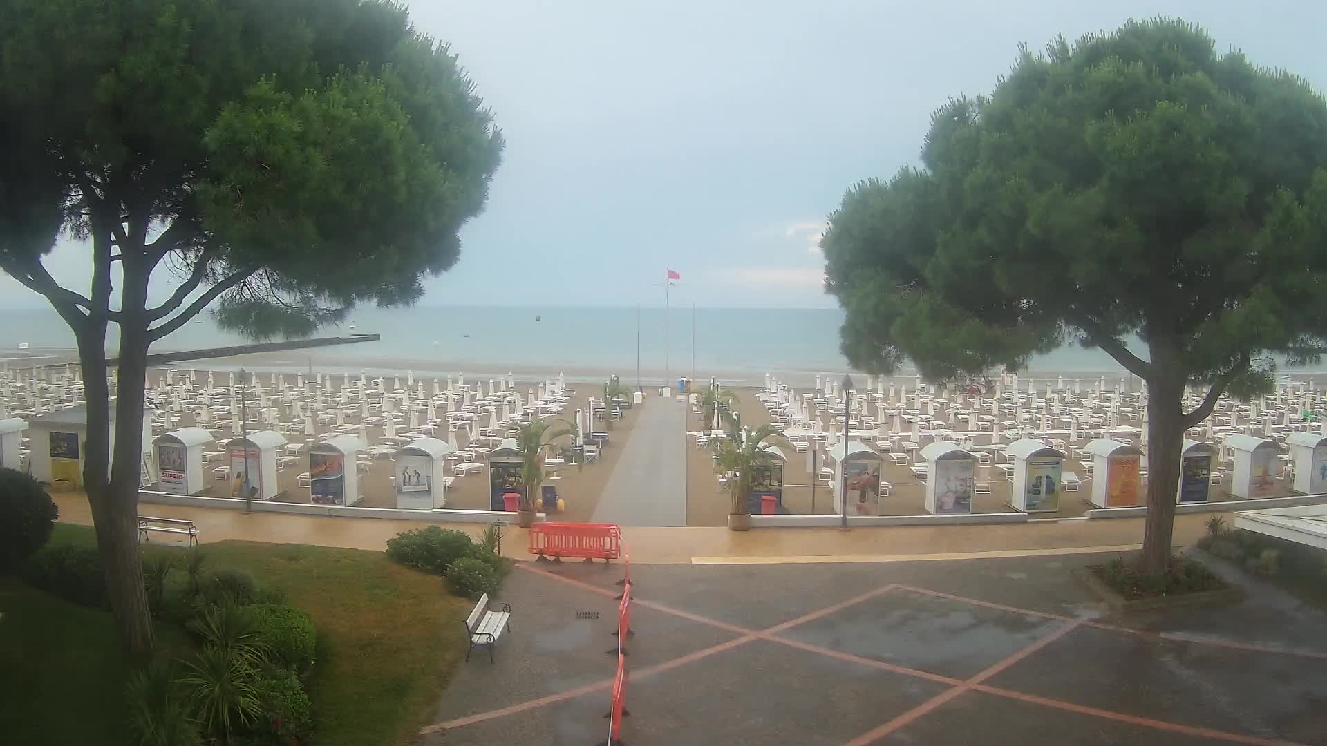 Grado Strand Eingang | Live-Ansicht der Küste