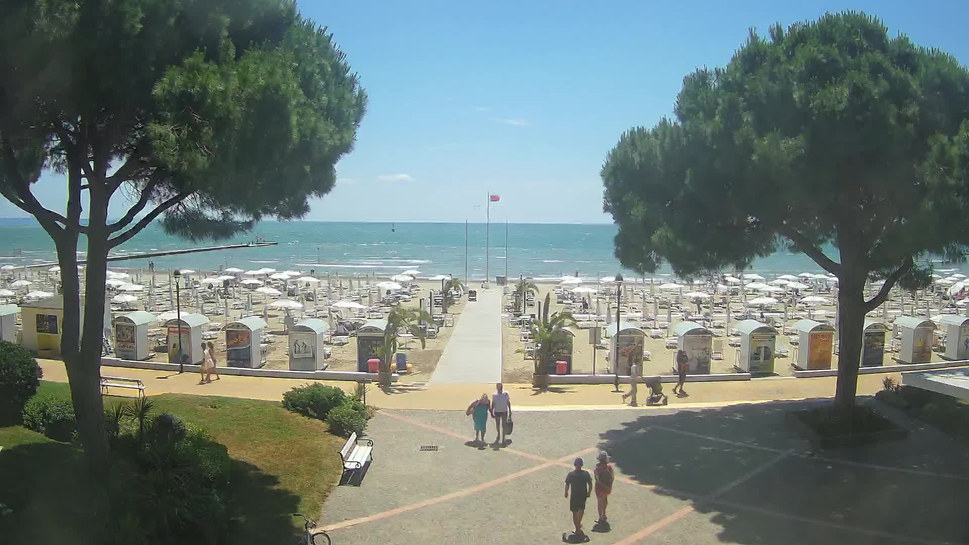 Grado Strand Eingang | Live-Ansicht der Küste
