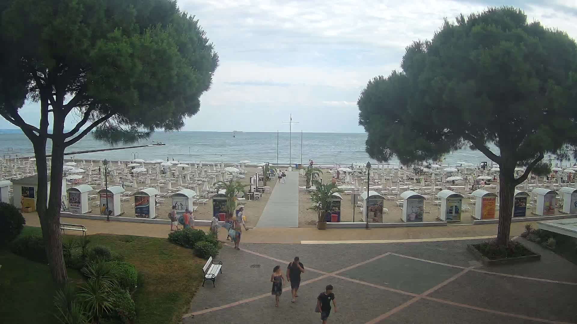 Grado Strand Eingang | Live-Ansicht der Küste