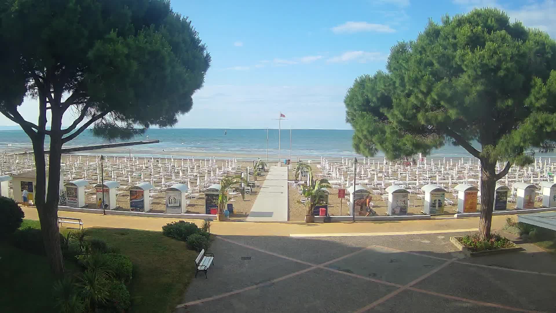 Grado Strand Eingang | Live-Ansicht der Küste