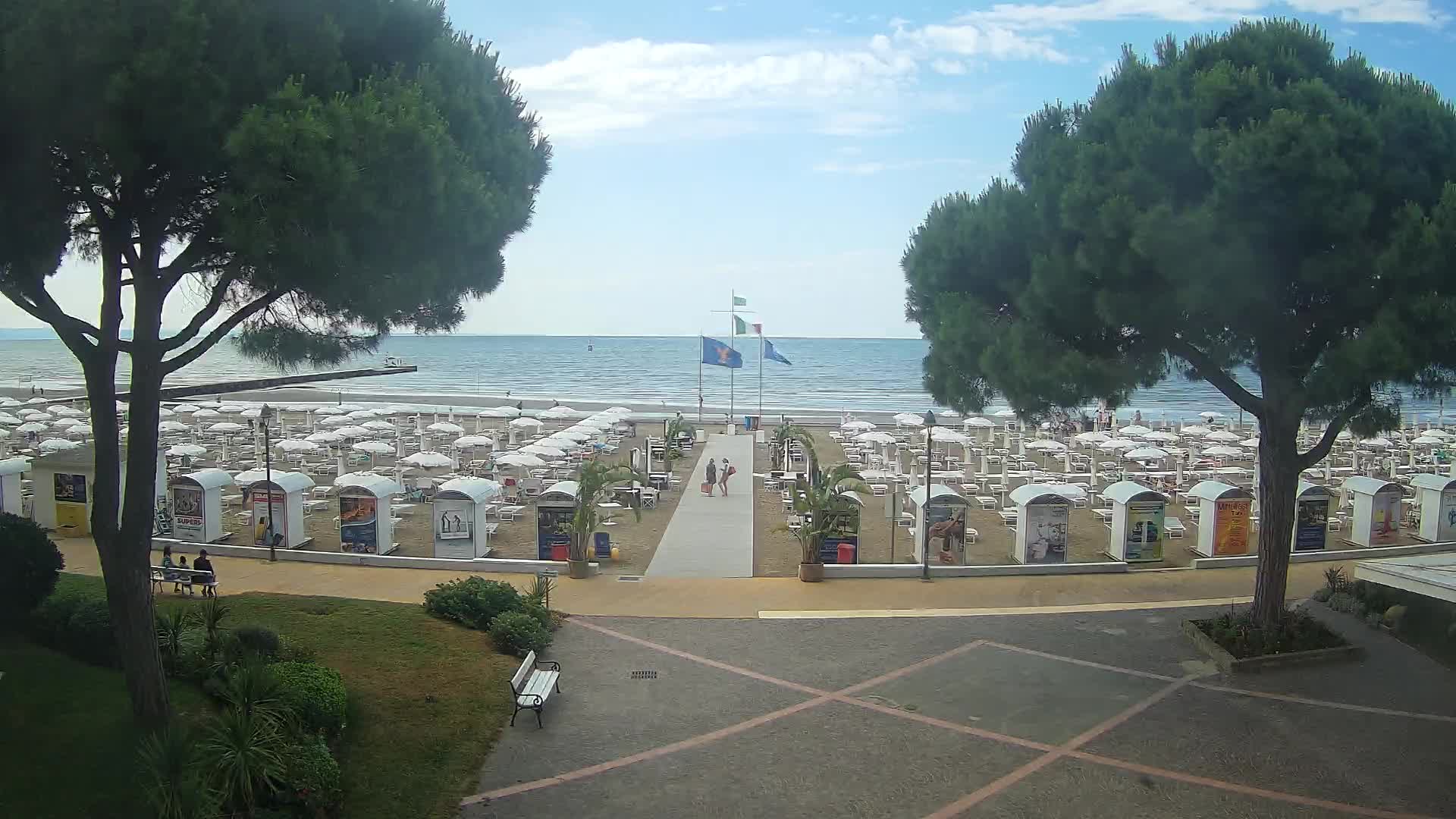 Grado Strand Eingang | Live-Ansicht der Küste