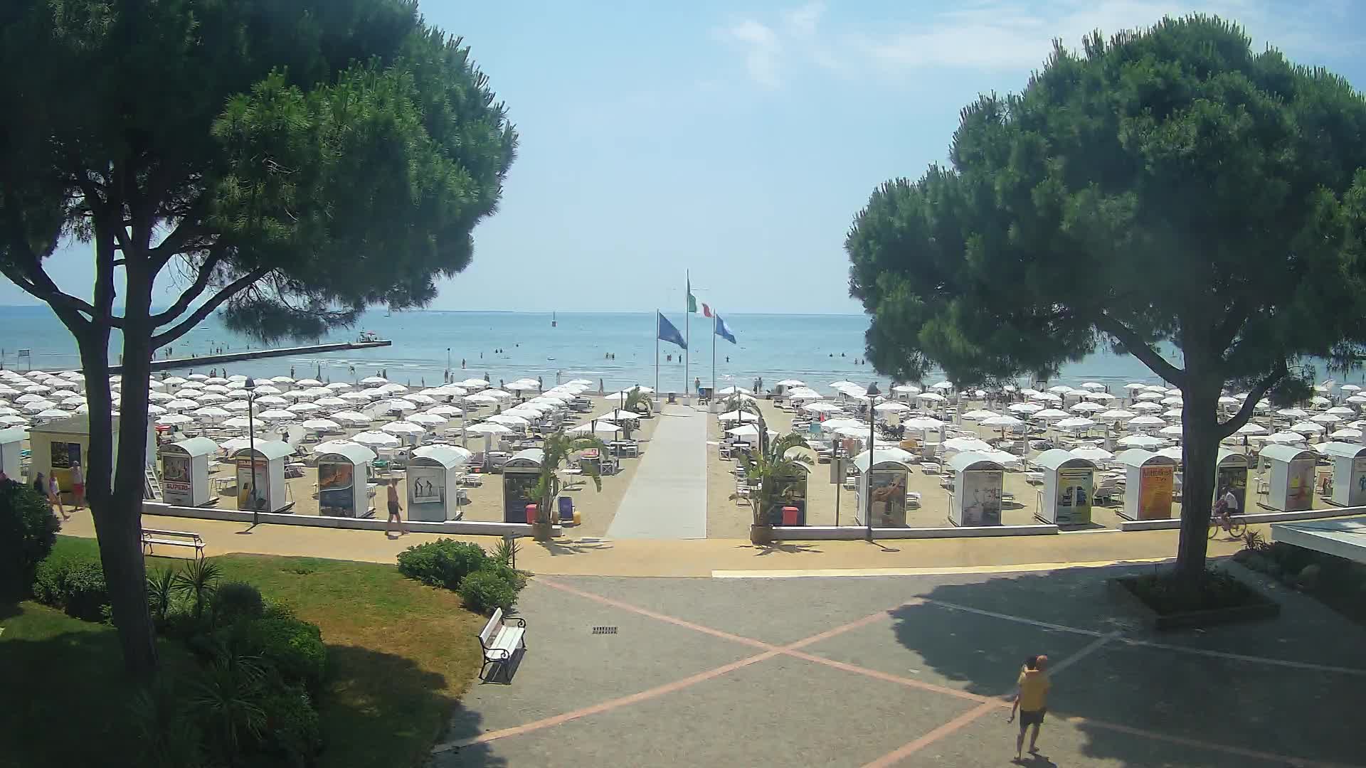 Entrée Plage Grado | Vue en Direct sur le Littoral