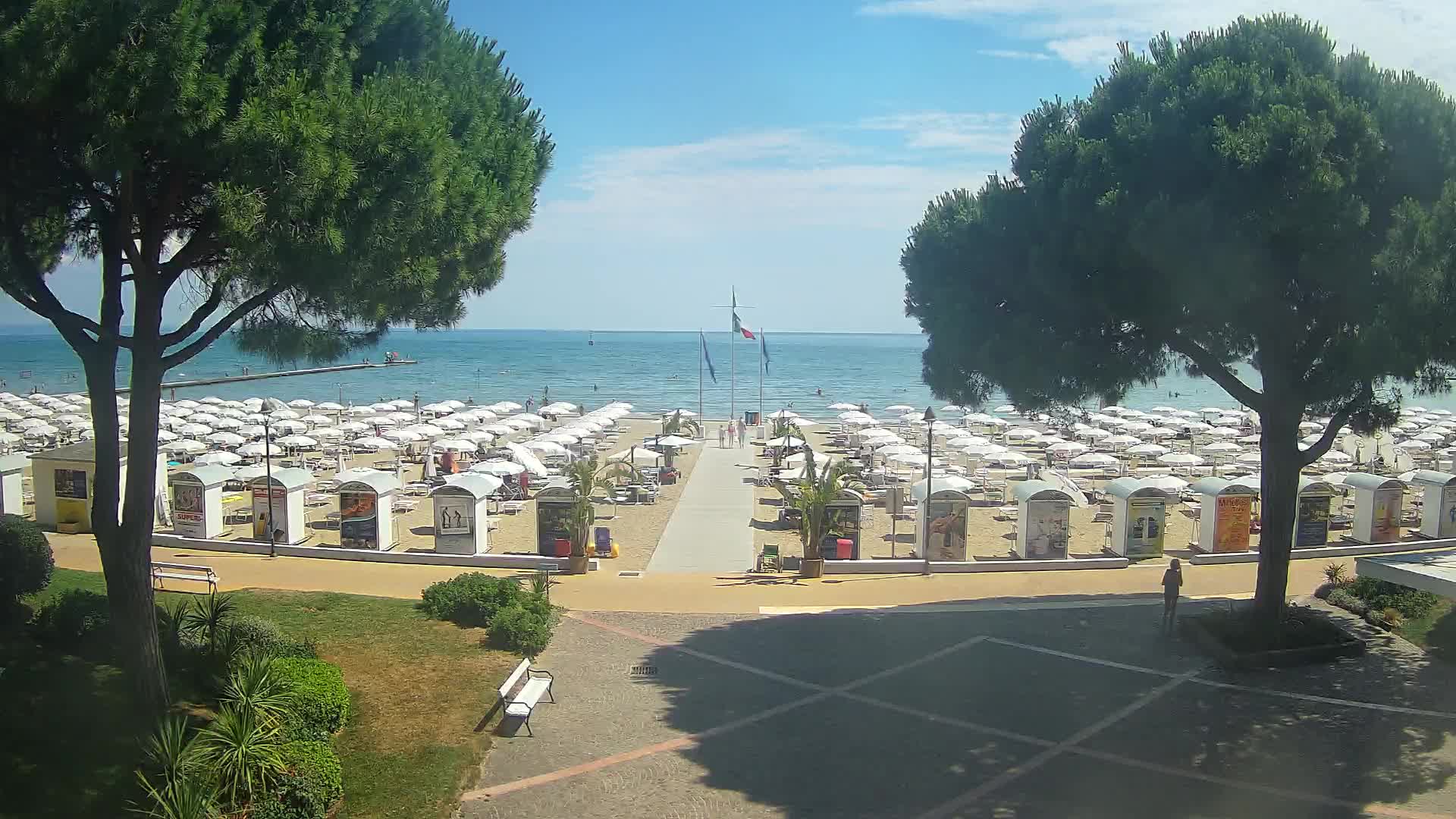 Ingresso Spiaggia Grado | Vista in Diretta sul Mare