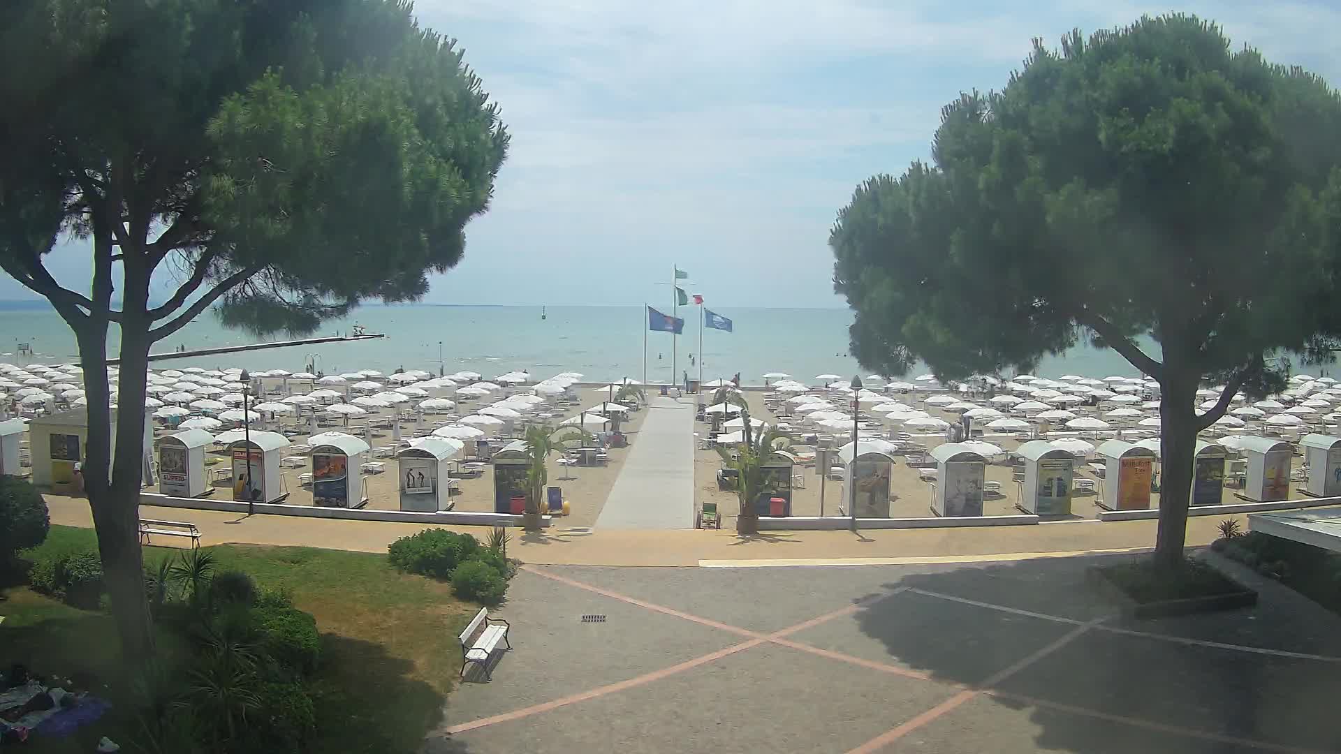 Grado Strand Eingang | Live-Ansicht der Küste