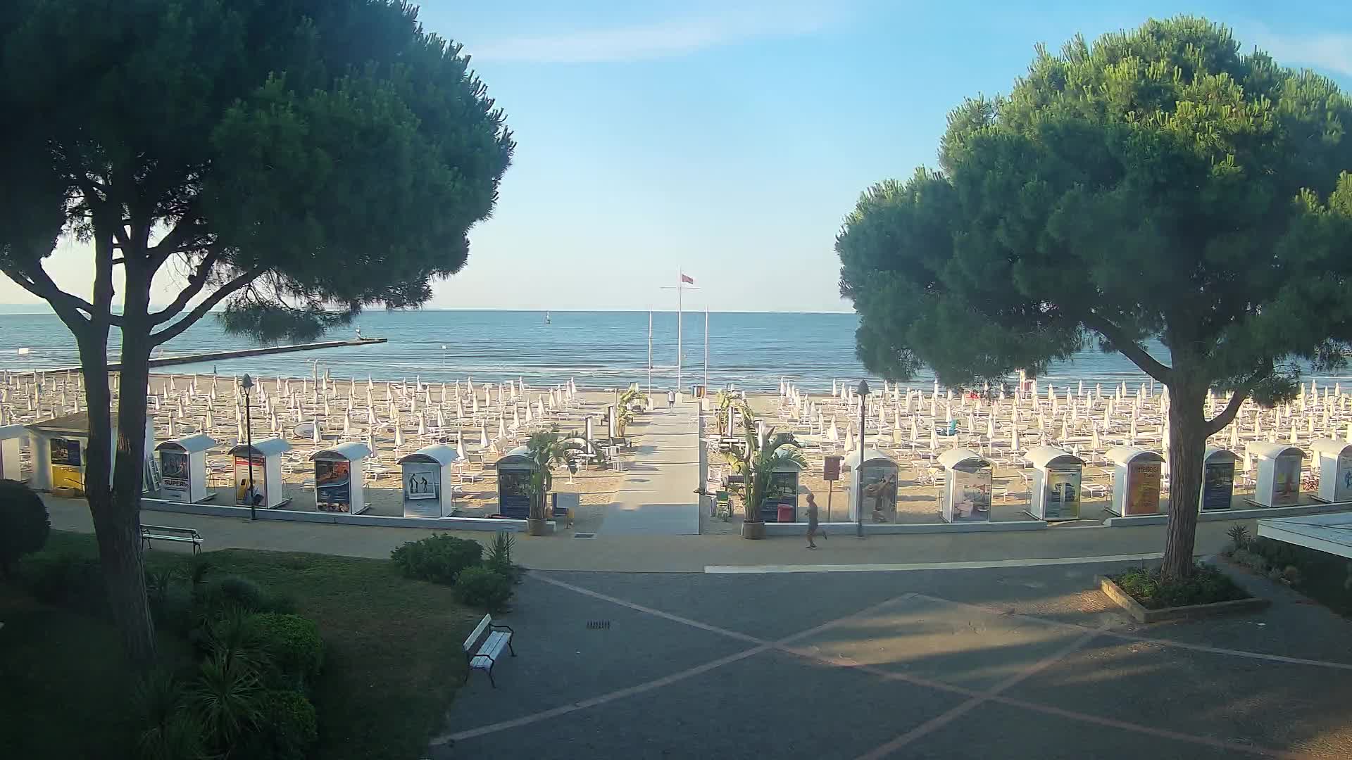 Grado Strand Eingang | Live-Ansicht der Küste