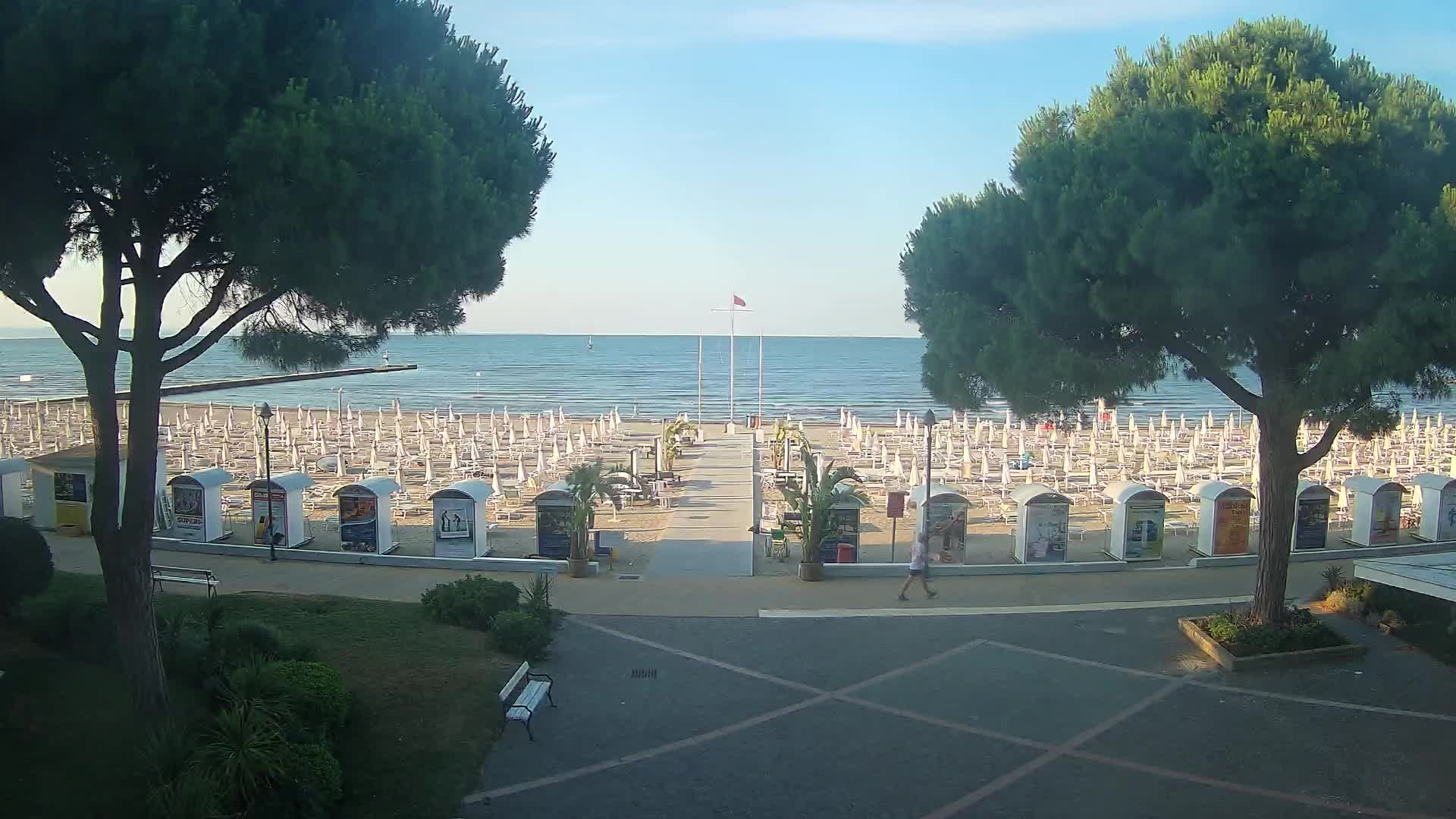 Grado Strand Eingang | Live-Ansicht der Küste