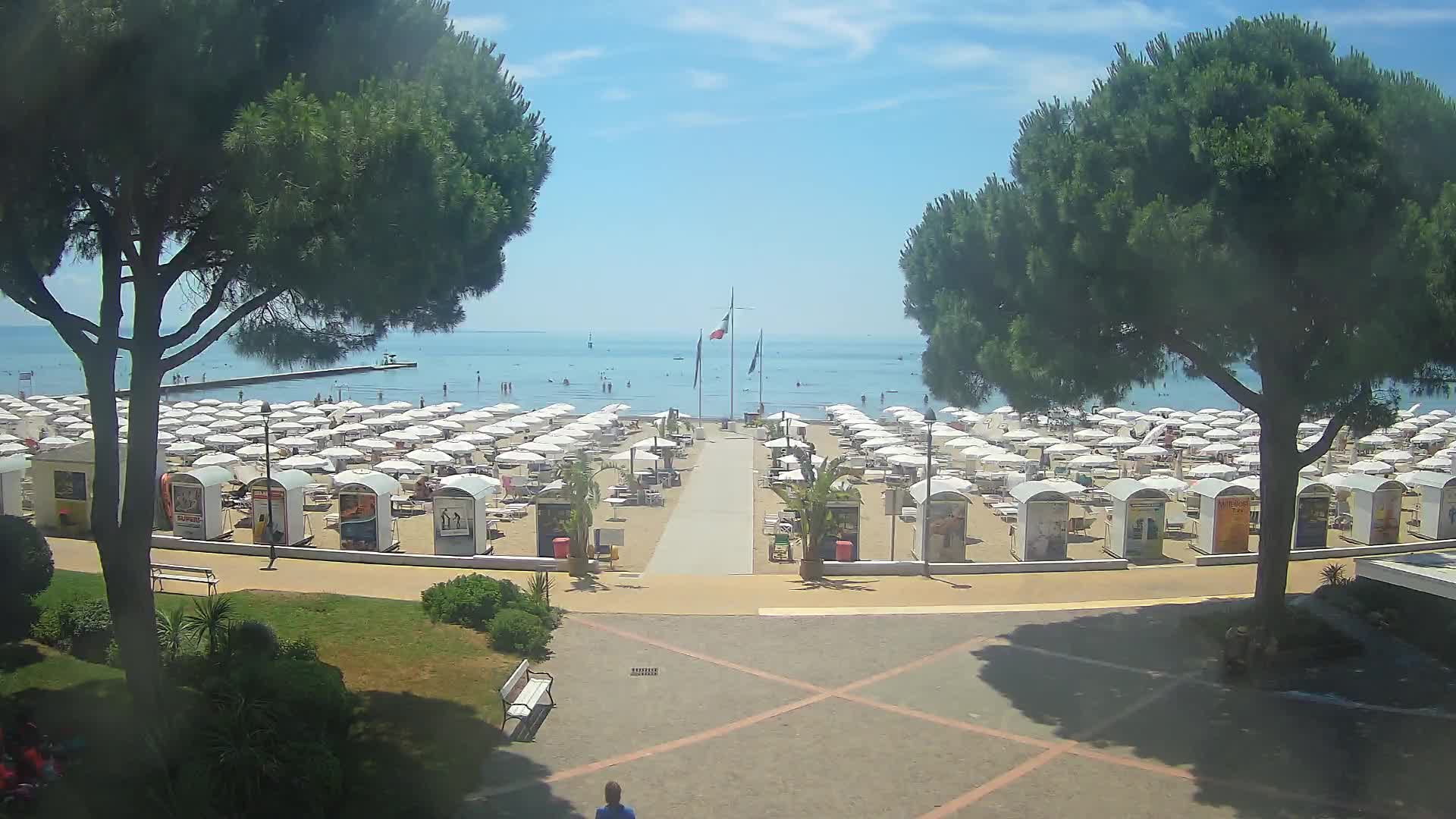 Grado Strand Eingang | Live-Ansicht der Küste