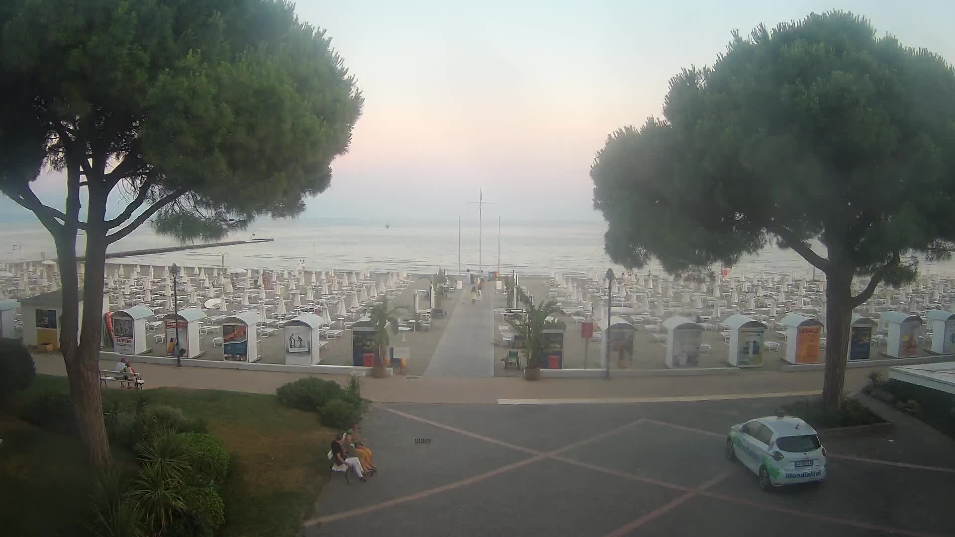 Entrée Plage Grado | Vue en Direct sur le Littoral