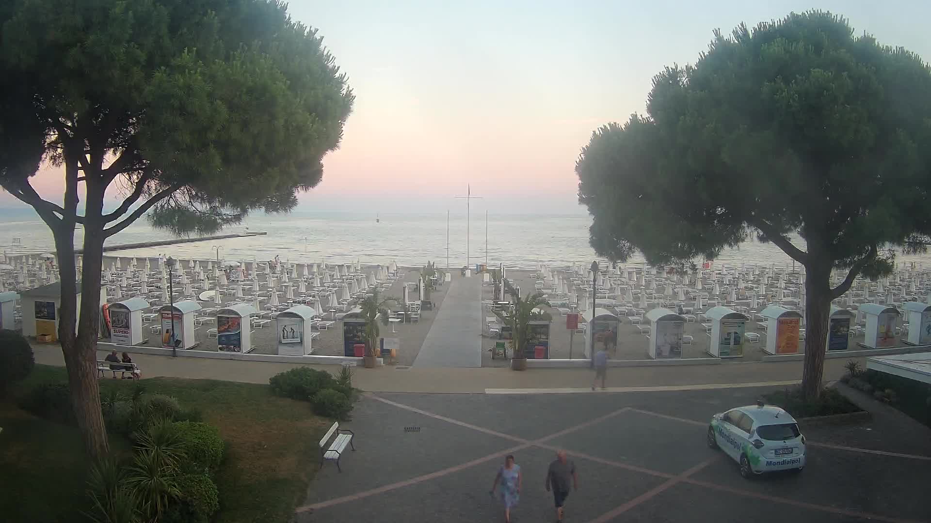 Entrée Plage Grado | Vue en Direct sur le Littoral