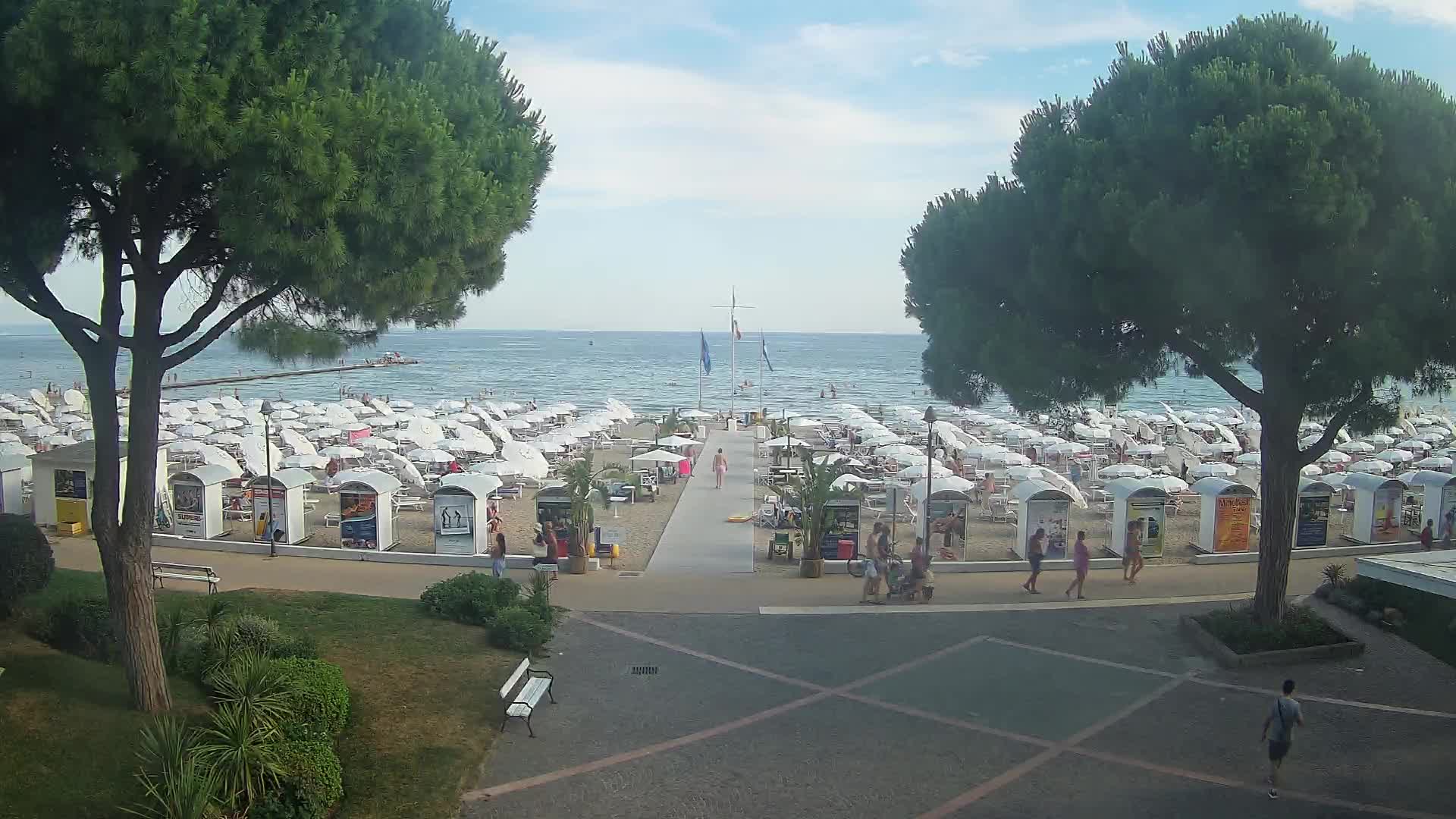 Grado Strand Eingang | Live-Ansicht der Küste