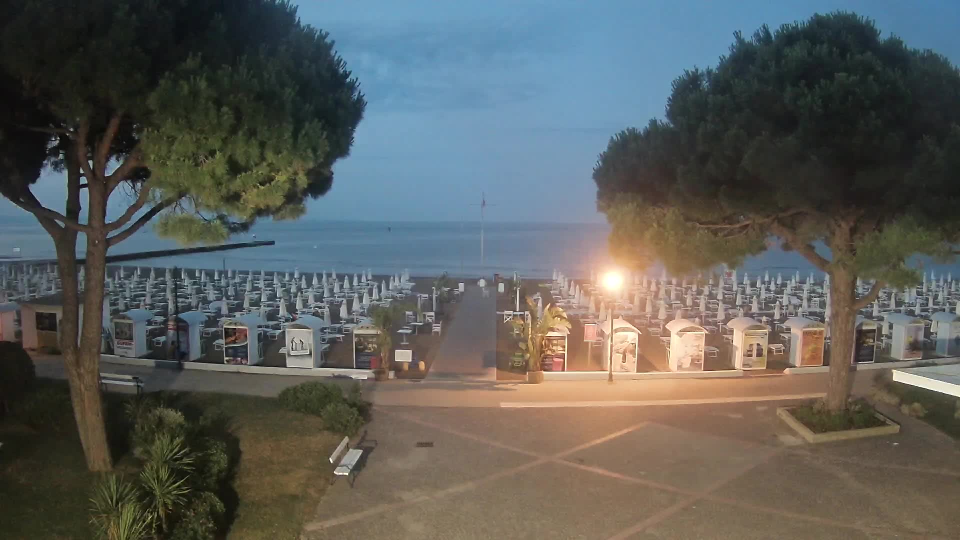 Grado Strand Eingang | Live-Ansicht der Küste
