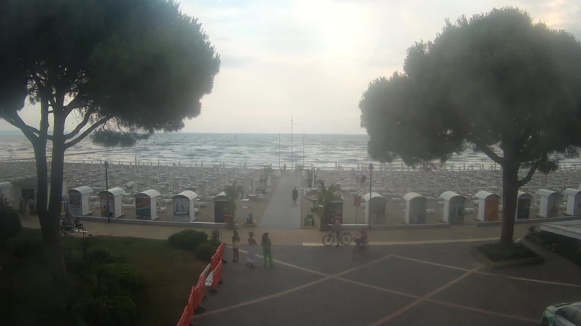 Grado Strand Eingang | Live-Ansicht der Küste