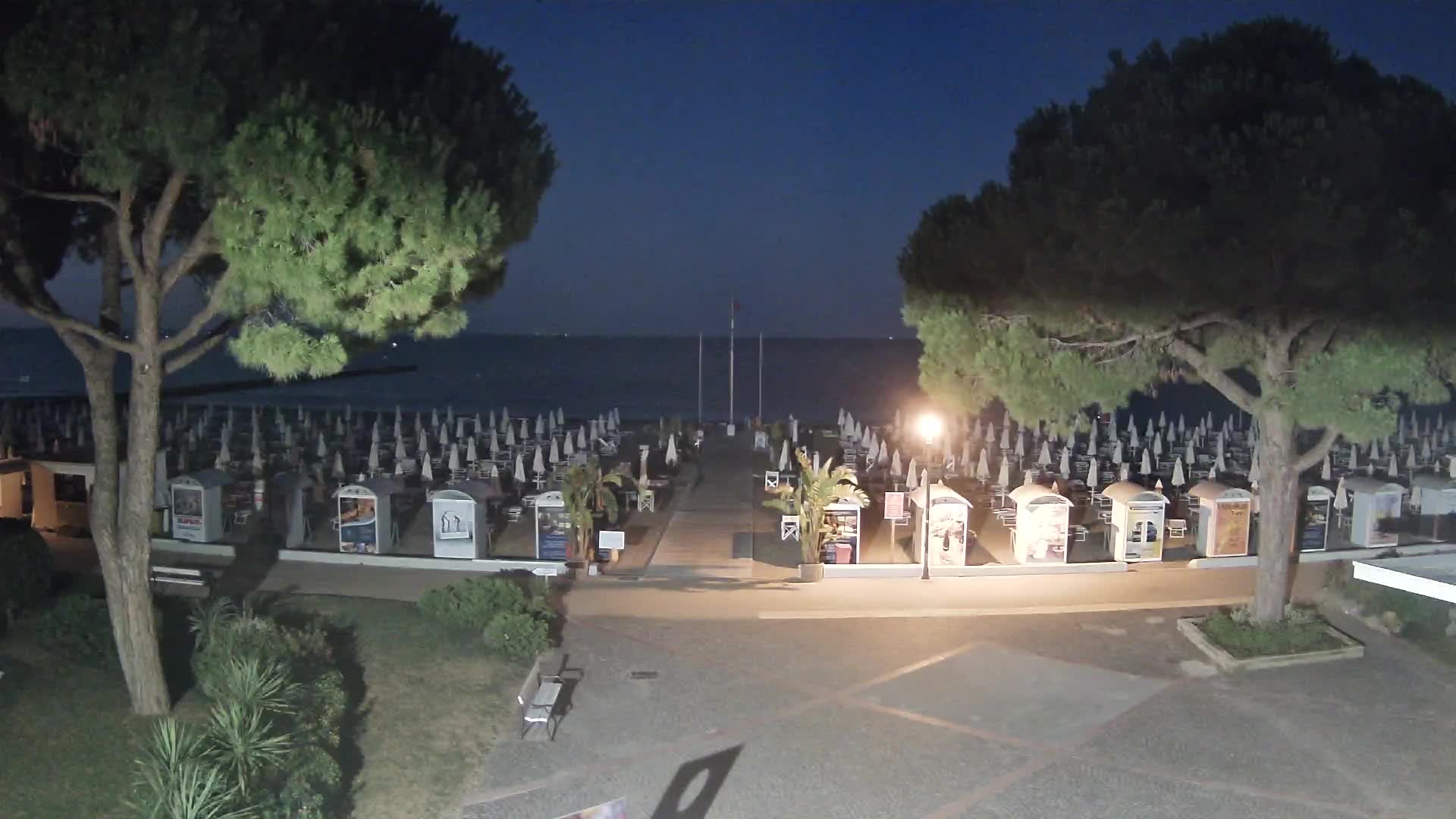 Grado Strand Eingang | Live-Ansicht der Küste