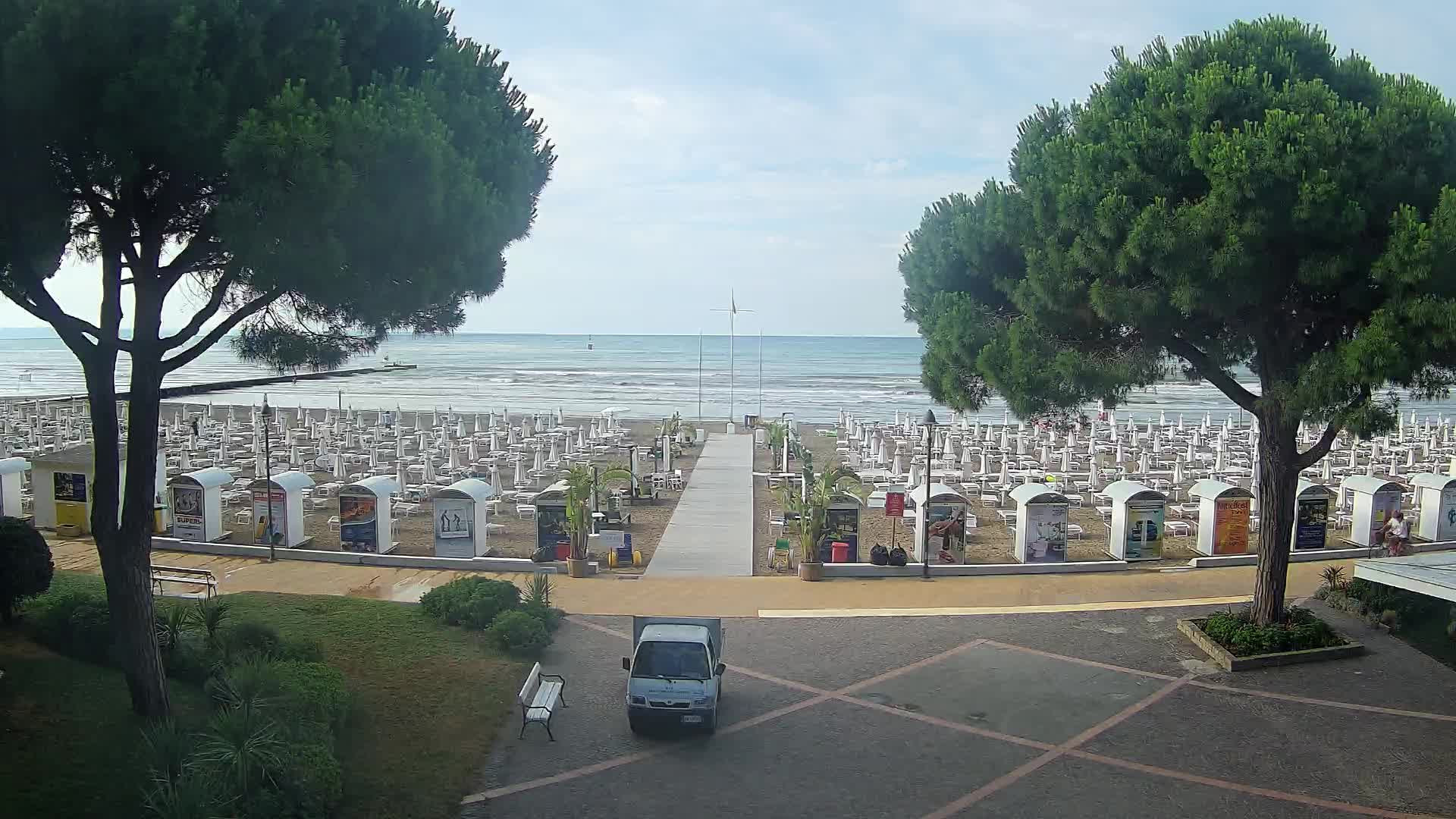 Grado Strand Eingang | Live-Ansicht der Küste
