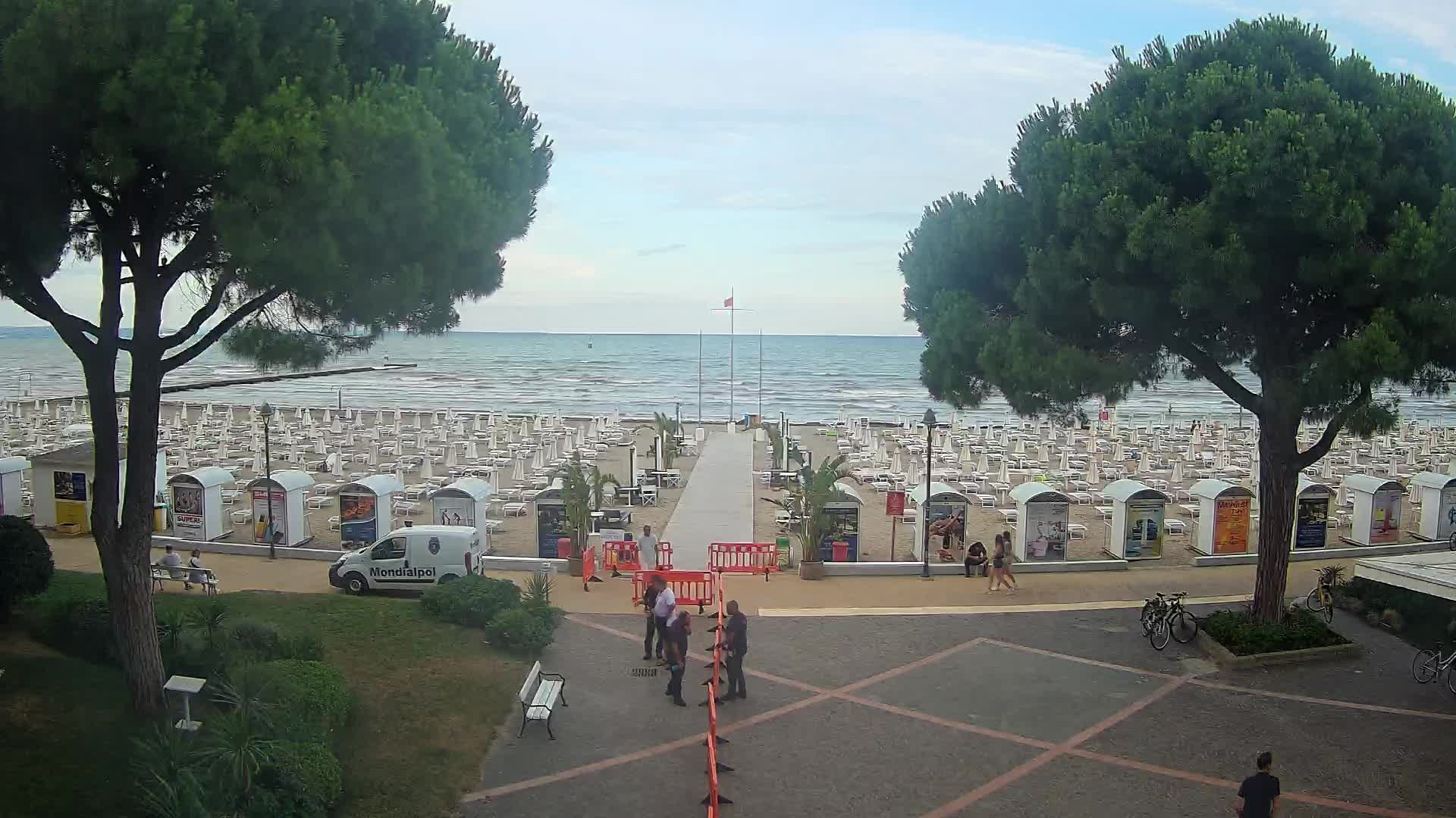 Entrée Plage Grado | Vue en Direct sur le Littoral