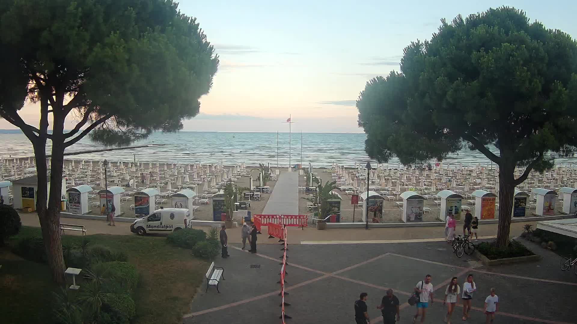 Entrée Plage Grado | Vue en Direct sur le Littoral