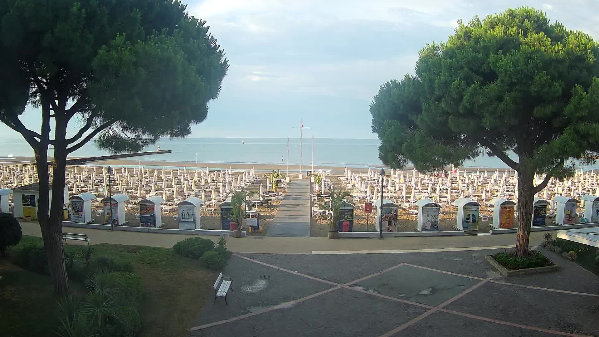 Grado Strand Eingang | Live-Ansicht der Küste