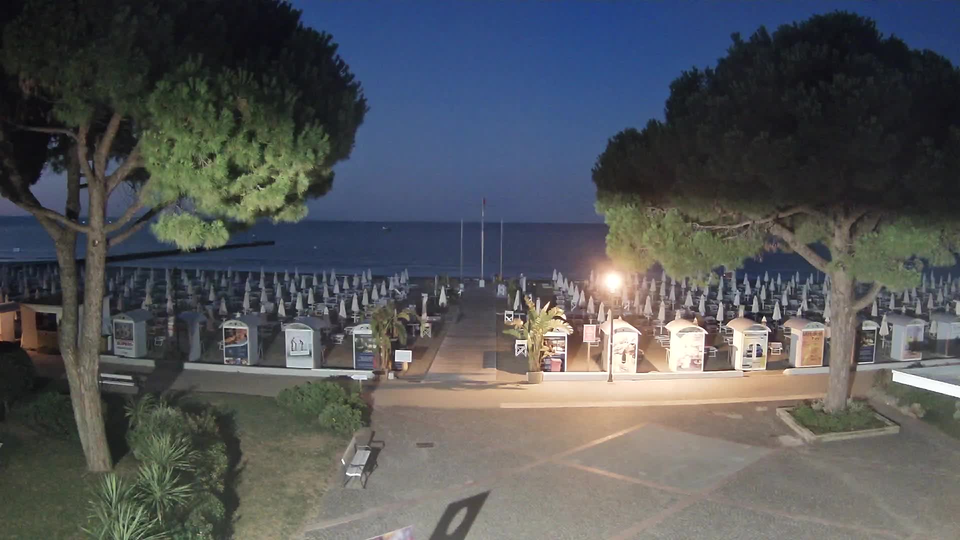 Grado Strand Eingang | Live-Ansicht der Küste