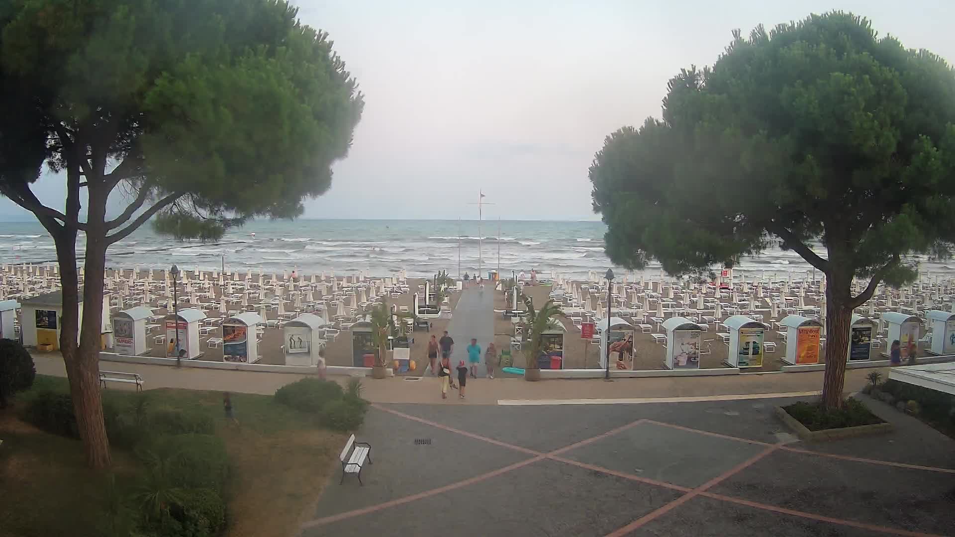 Grado Strand Eingang | Live-Ansicht der Küste