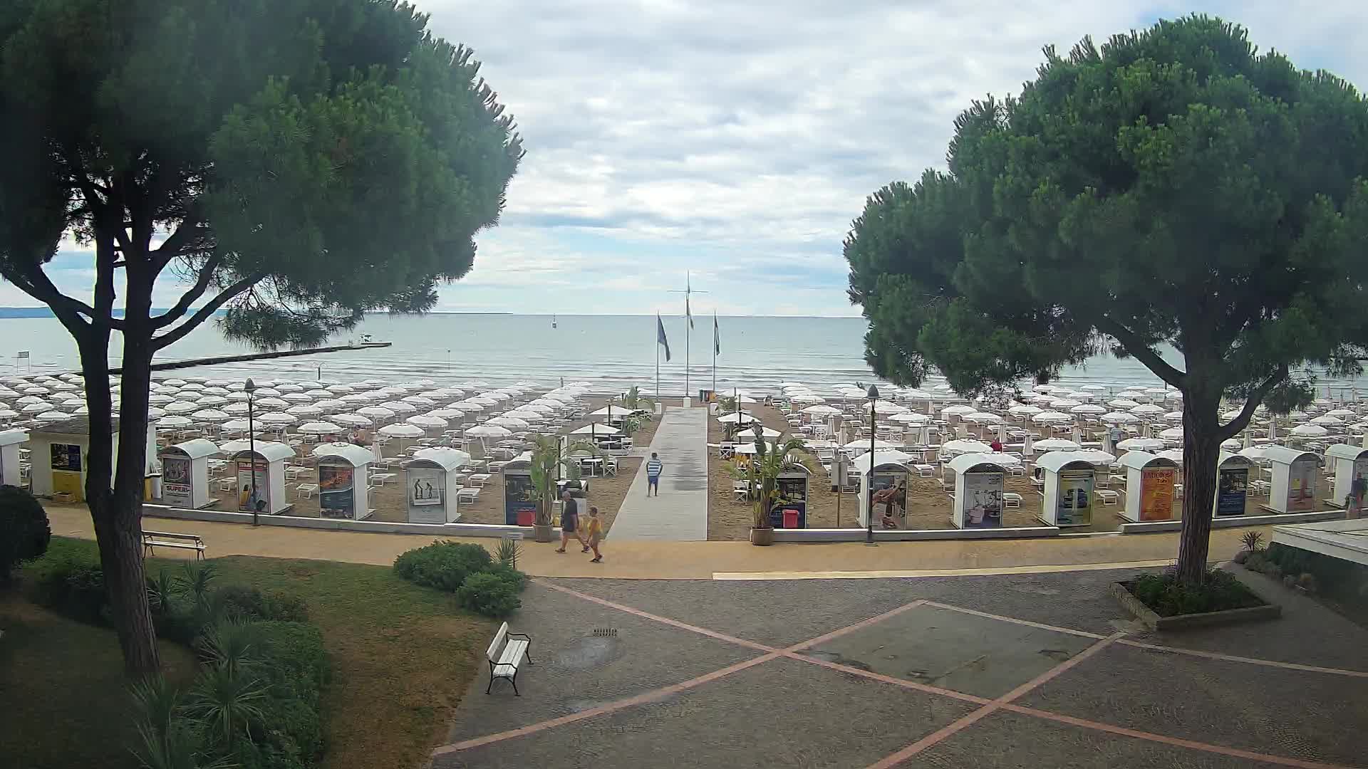 Grado Strand Eingang | Live-Ansicht der Küste