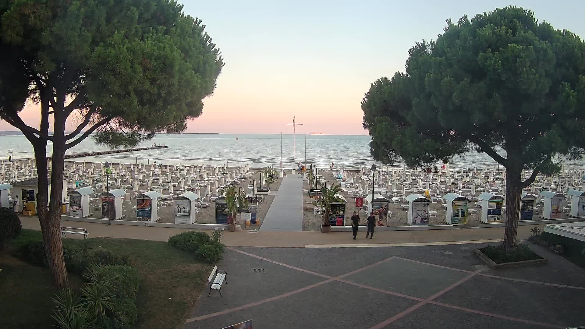 Entrée Plage Grado | Vue en Direct sur le Littoral