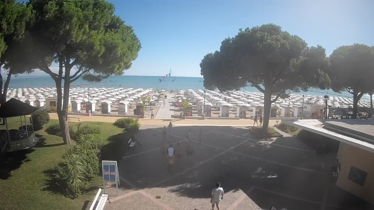 Entrée Plage Grado | Vue en Direct sur le Littoral