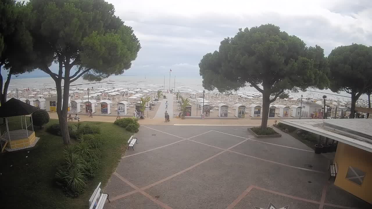 Grado Strand Eingang | Live-Ansicht der Küste