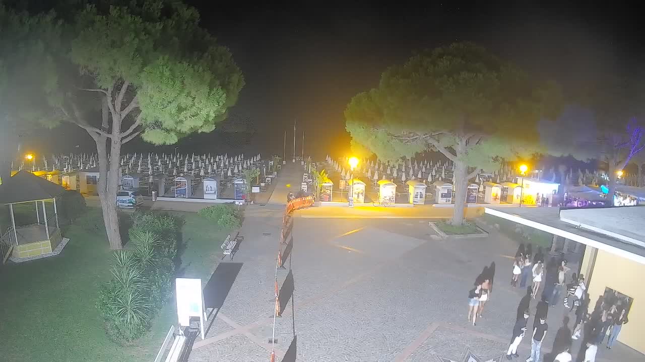 Grado Strand Eingang | Live-Ansicht der Küste