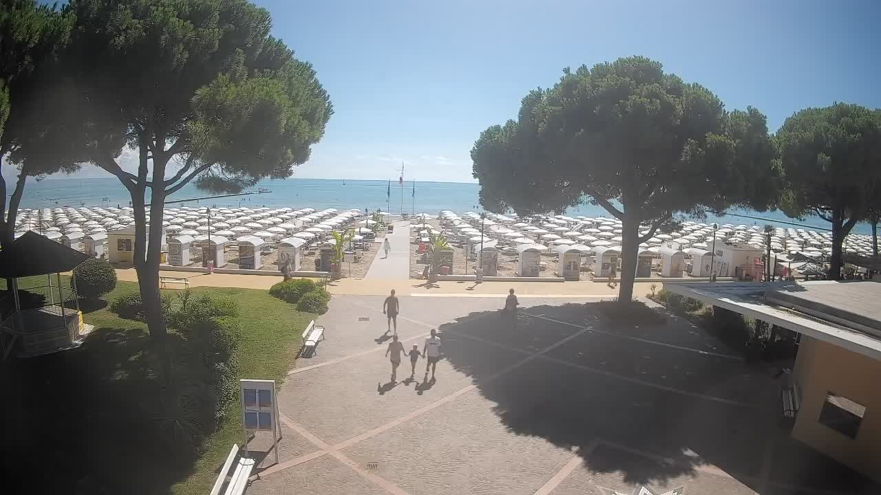 Grado Strand Eingang | Live-Ansicht der Küste