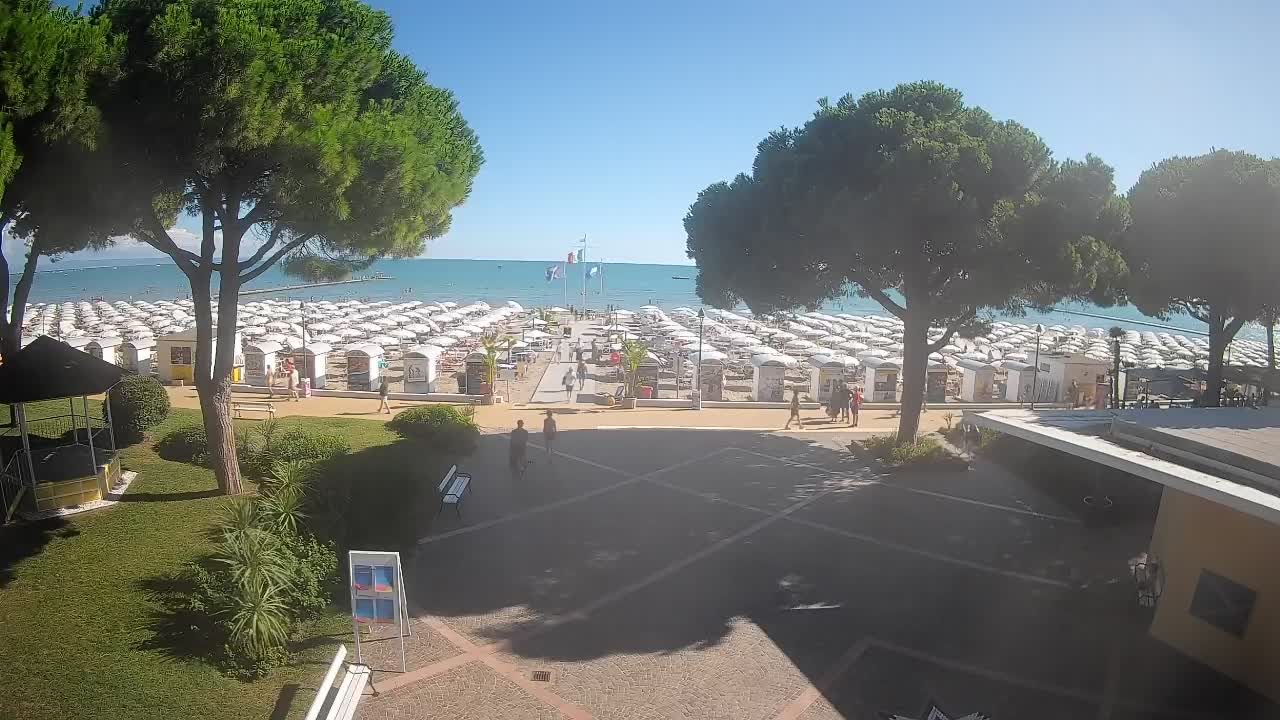 Entrée Plage Grado | Vue en Direct sur le Littoral