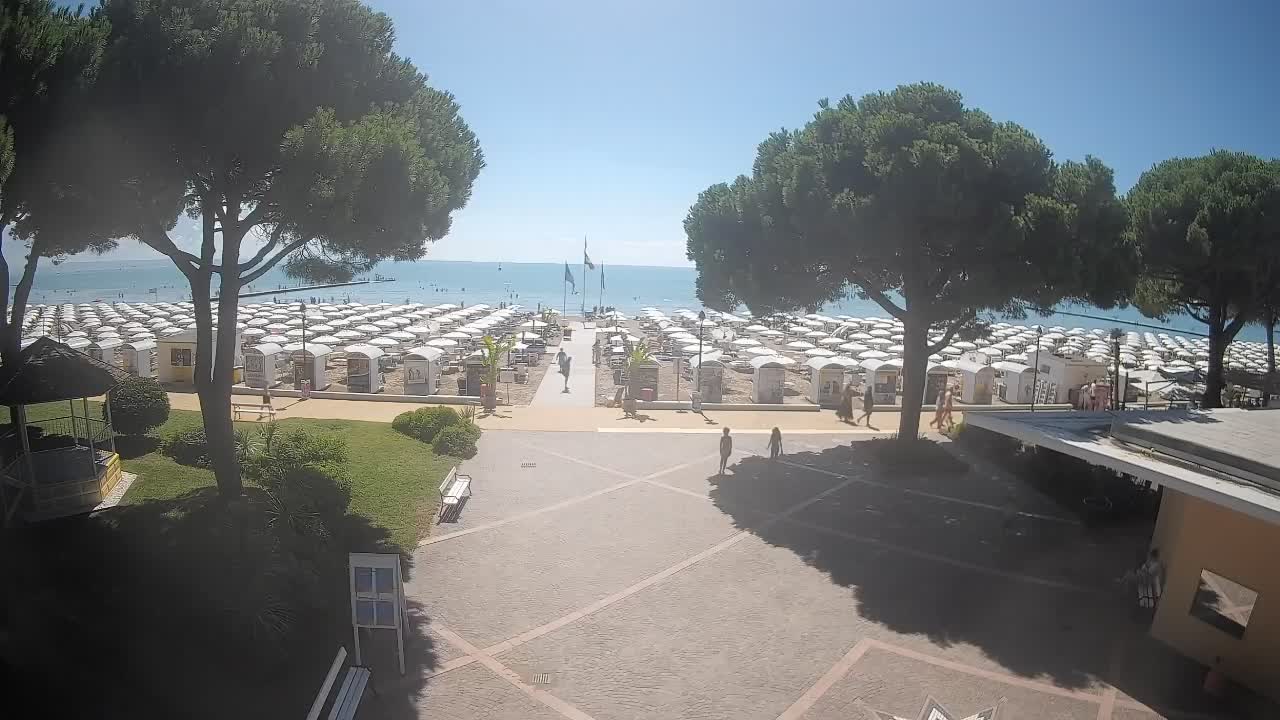Entrée Plage Grado | Vue en Direct sur le Littoral