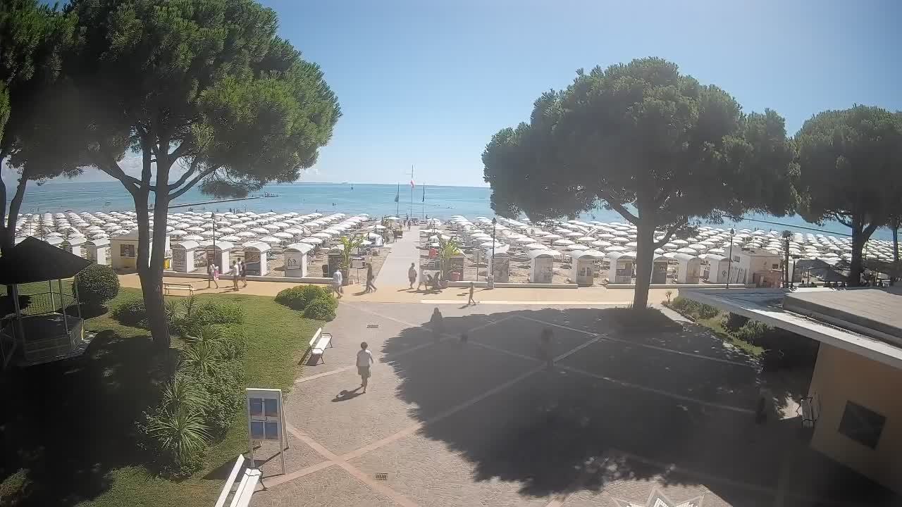 Grado Strand Eingang | Live-Ansicht der Küste