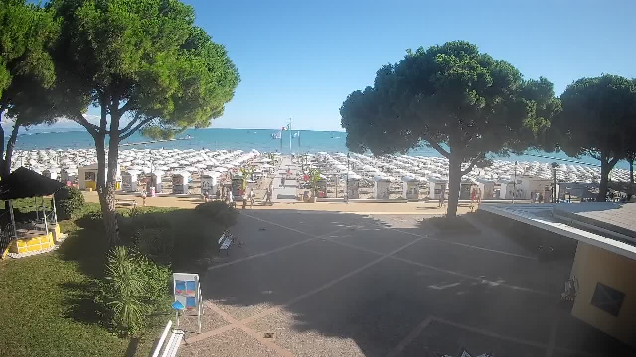 Grado Strand Eingang | Live-Ansicht der Küste